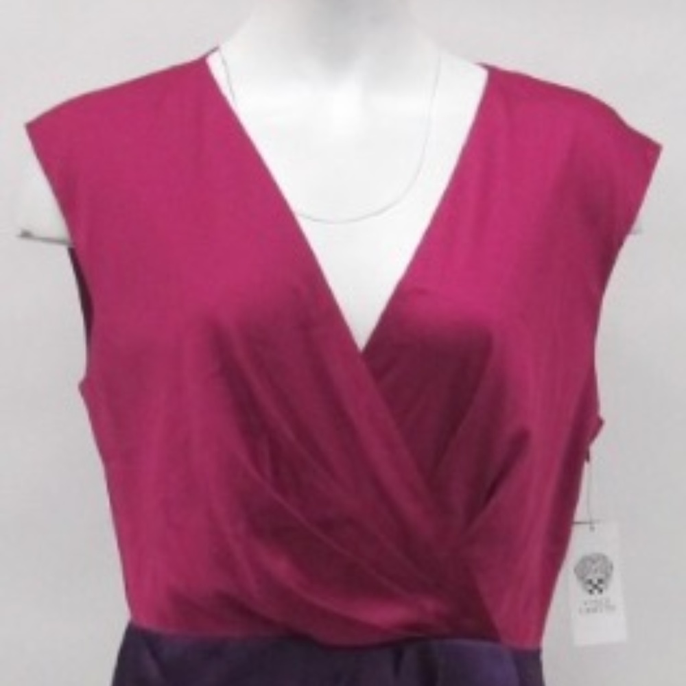 NWT Vince Camuto Women's Size 10 Pink Purple Dress
